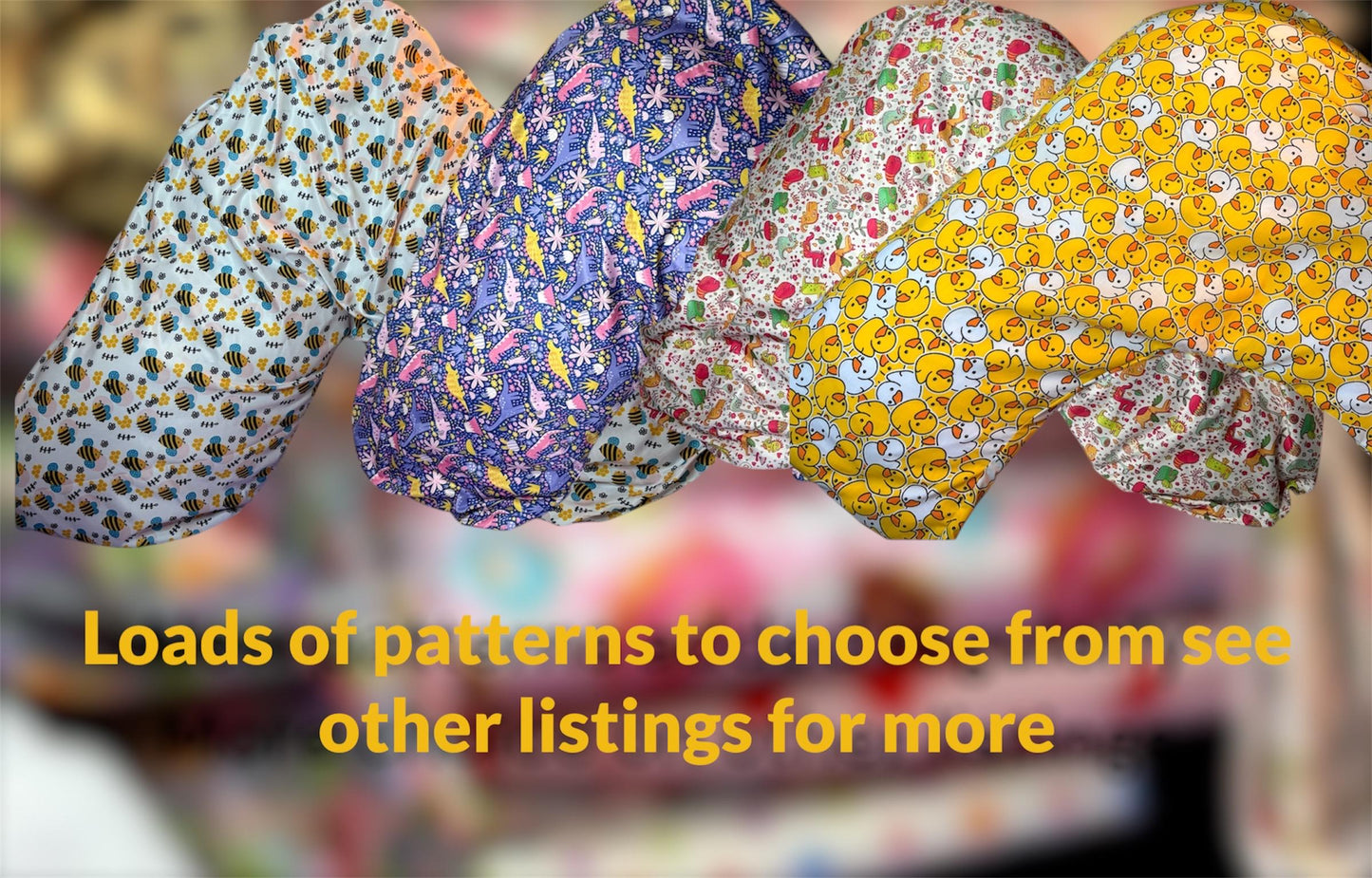 Handmade V-shaped pillowcase with various stylish prints, made of 100% polyester for a satin feel, designed to protect hair and enhance comfort while sleeping.