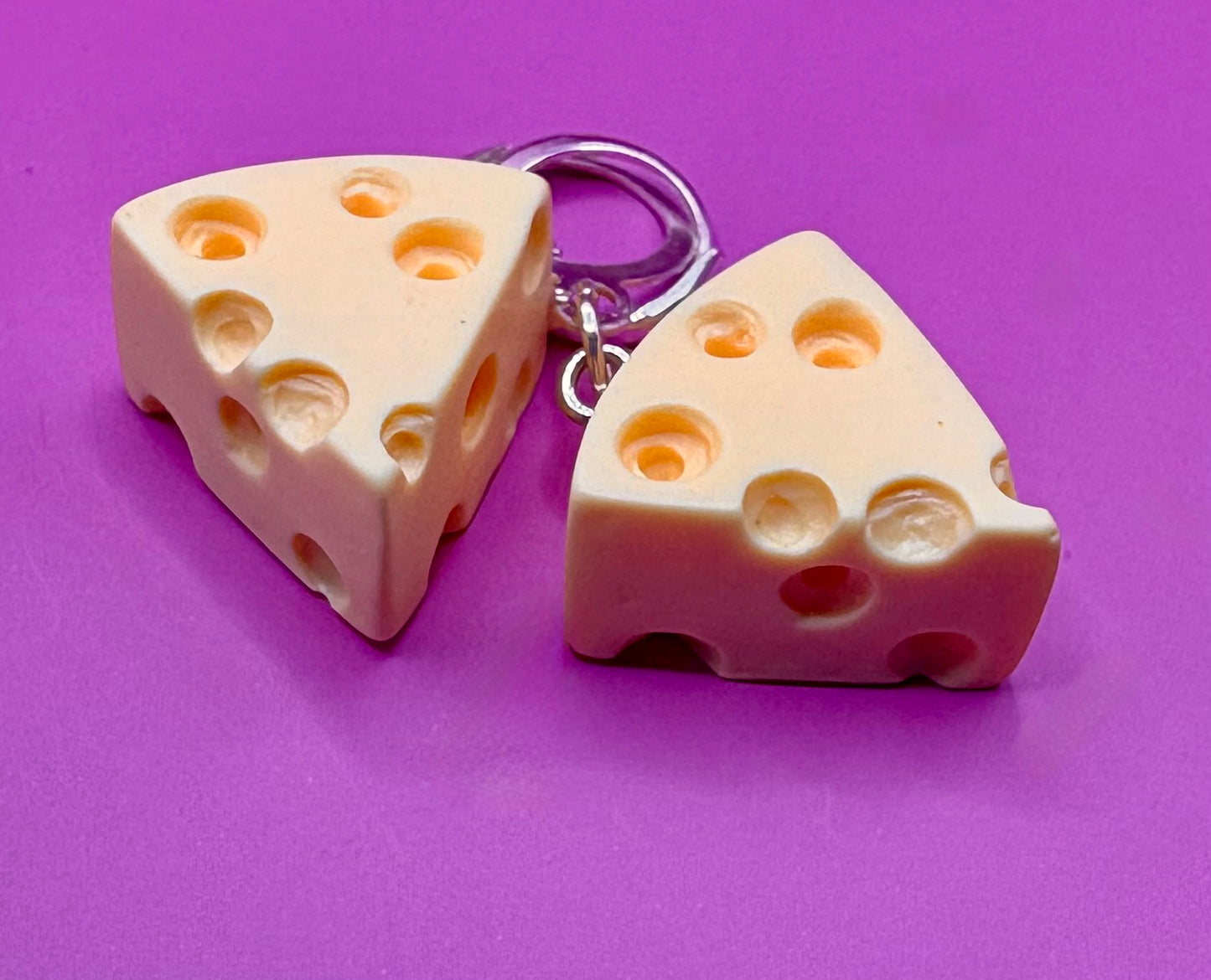 Playful Novelty Dangly Drop Earrings - Choose from Cheese, Koala, Flamingo, and Frog Designs in Resin for Cartoon-Style Costume Jewelry