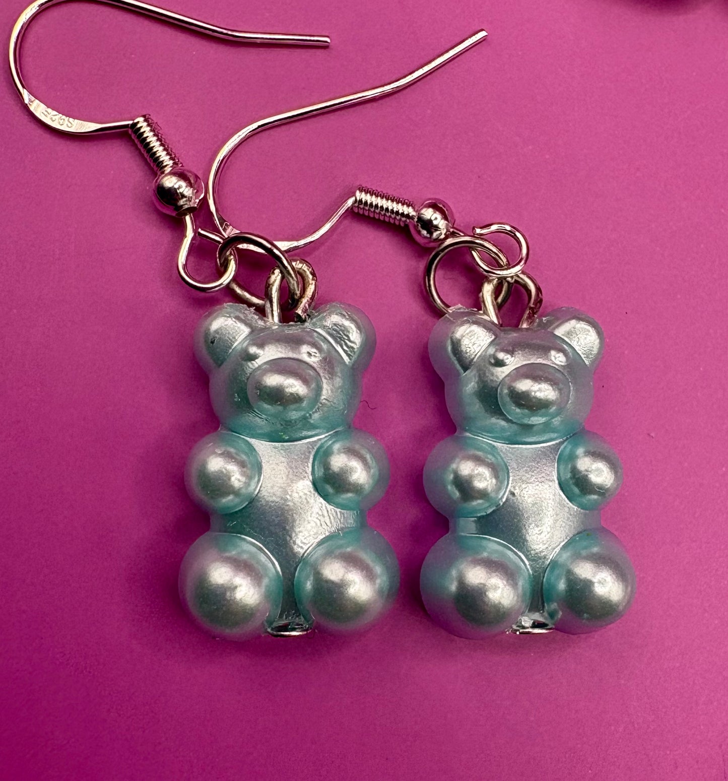 Colorful Gummy Bear Earrings - Fun and Playful Jewelry Inspired by Haribo Candy, Perfect for Sweet Treat Lovers and Unique Fashion Accessories