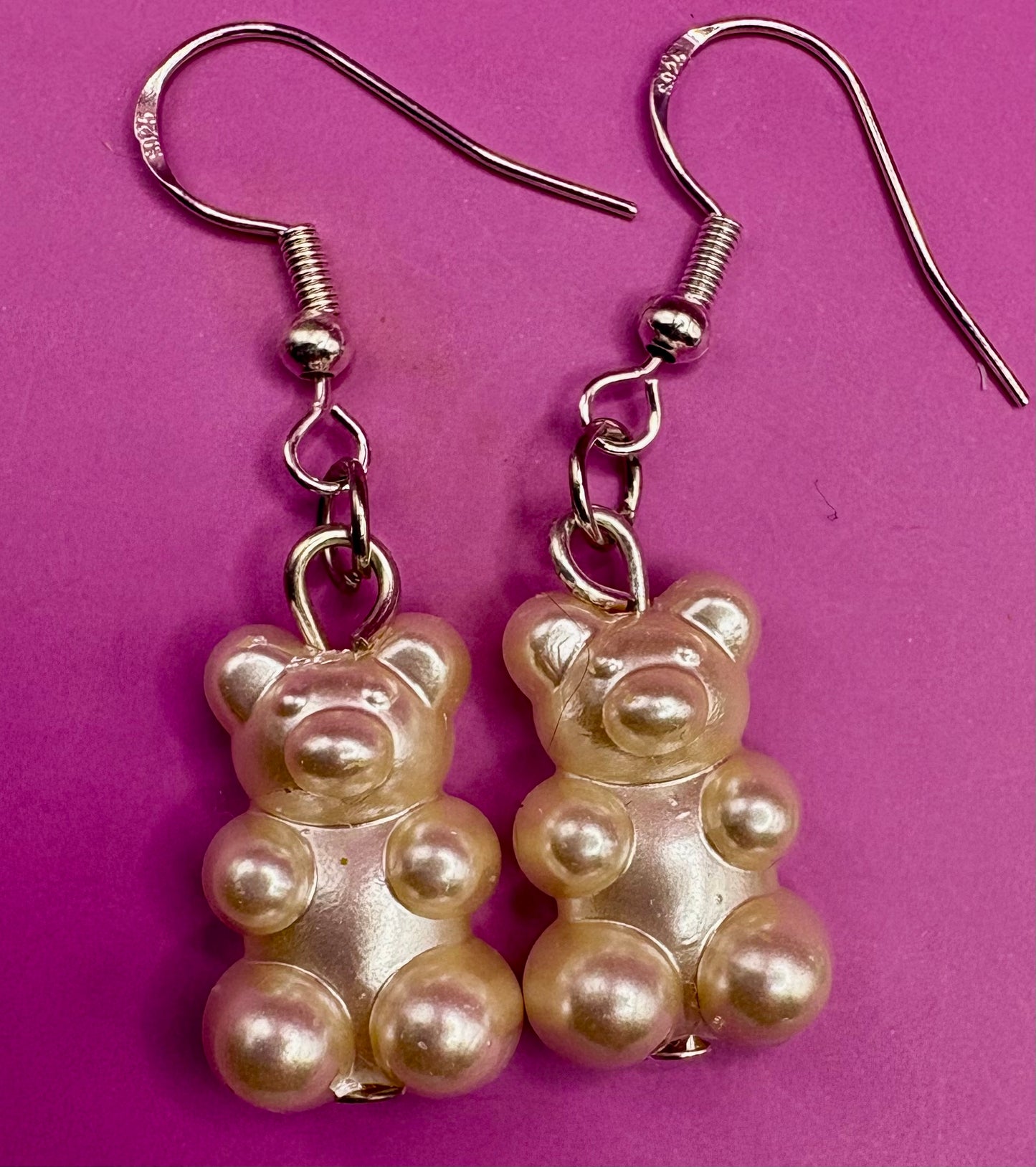 Colorful Gummy Bear Earrings - Fun and Playful Jewelry Inspired by Haribo Candy, Perfect for Sweet Treat Lovers and Unique Fashion Accessories