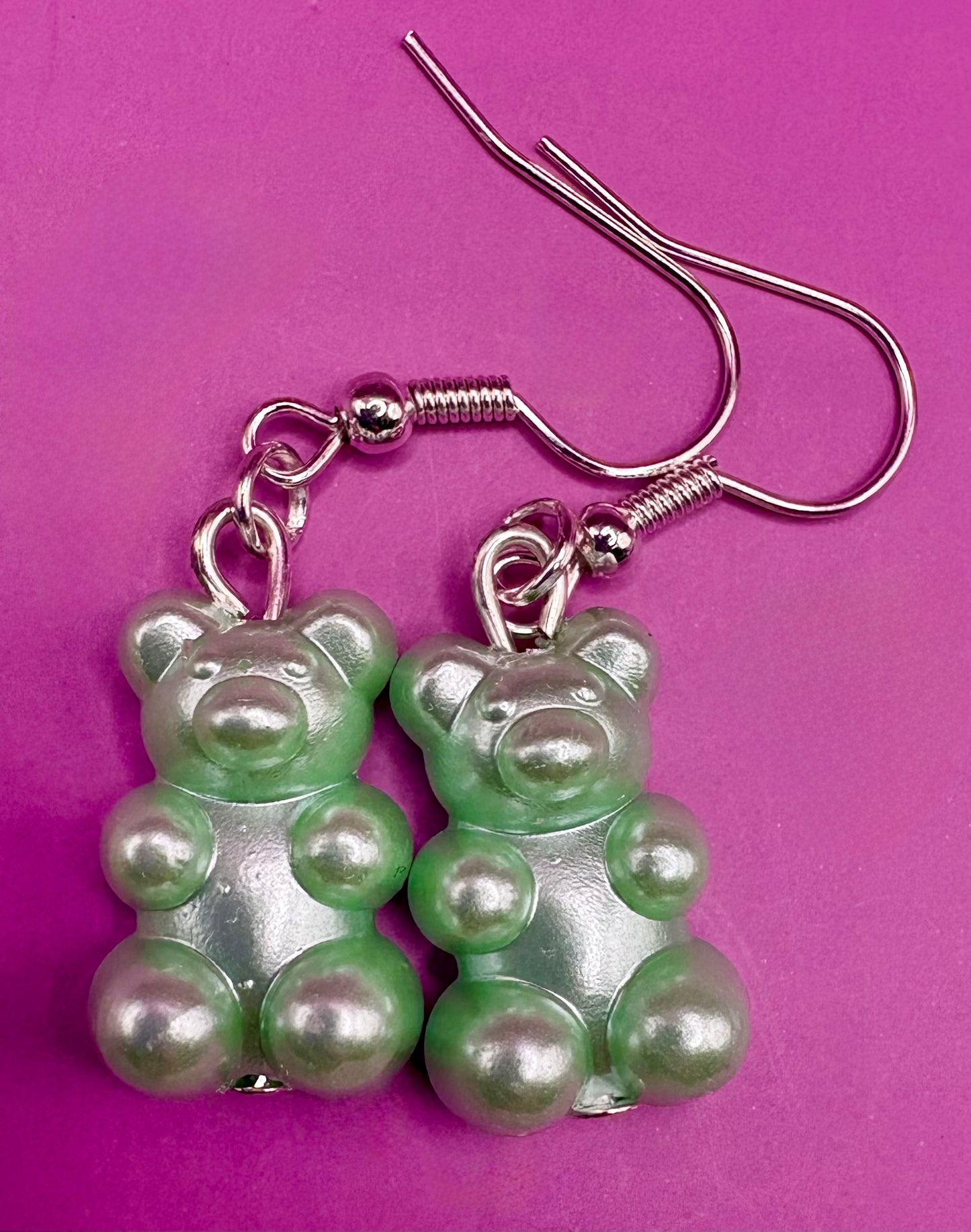 Colorful Gummy Bear Earrings - Fun and Playful Jewelry Inspired by Haribo Candy, Perfect for Sweet Treat Lovers and Unique Fashion Accessories