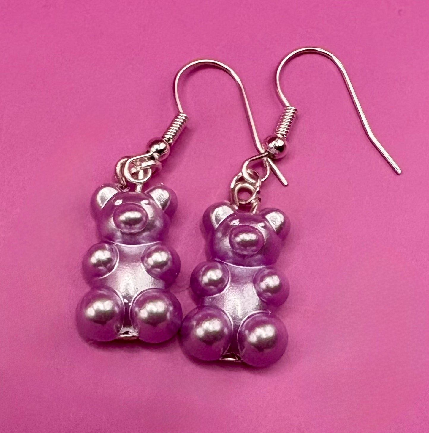 Colorful Gummy Bear Earrings - Fun and Playful Jewelry Inspired by Haribo Candy, Perfect for Sweet Treat Lovers and Unique Fashion Accessories