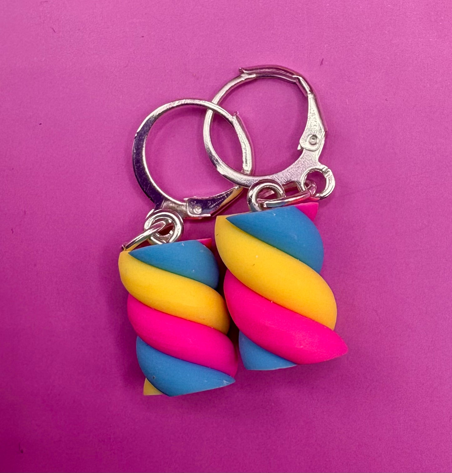 Fun Novelty Dangly Drop Earrings - Choose from Ice Cream, Flumps, and Marshmallow Resin Designs for a Playful Costume Jewelry Look