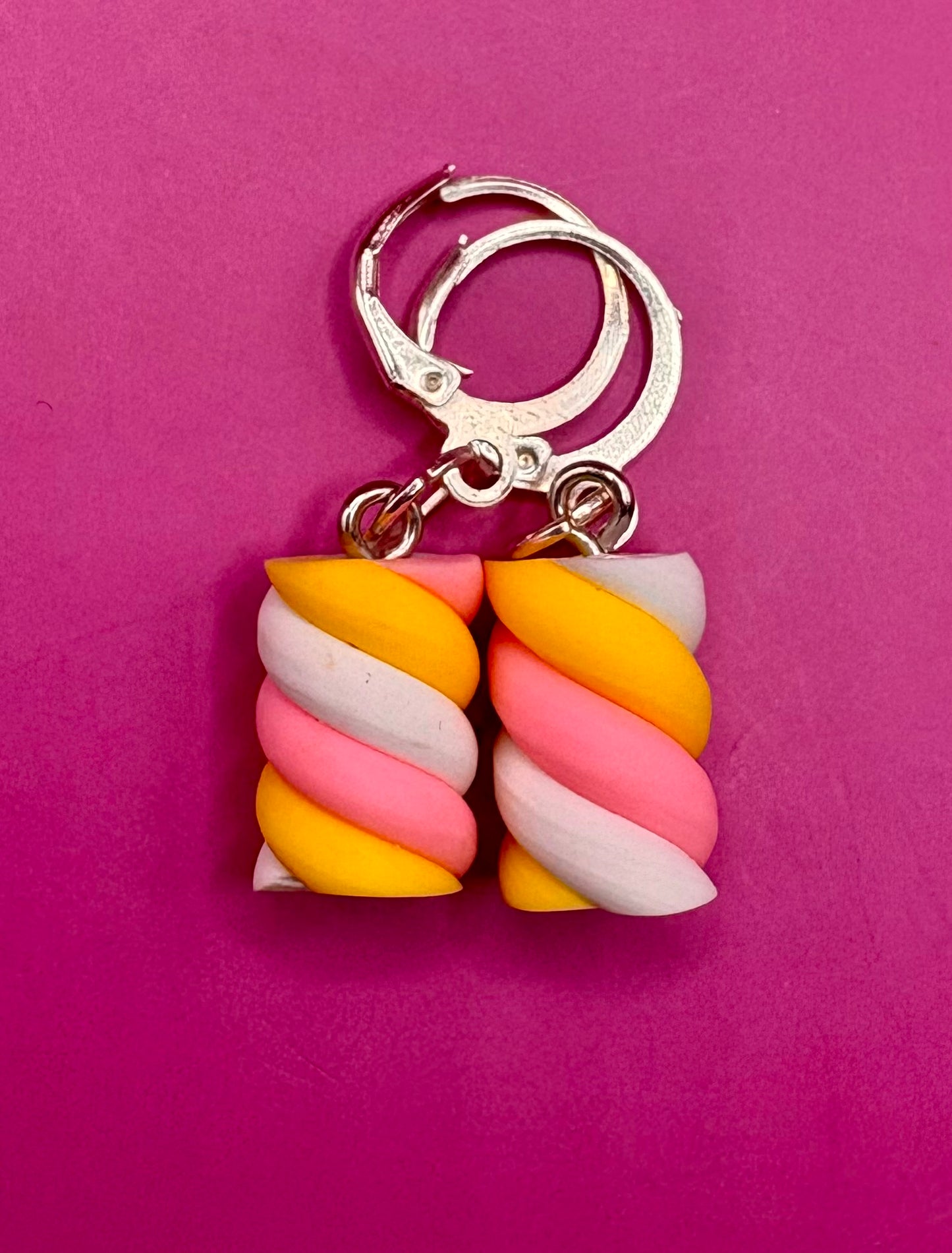 Fun Novelty Dangly Drop Earrings - Choose from Ice Cream, Flumps, and Marshmallow Resin Designs for a Playful Costume Jewelry Look