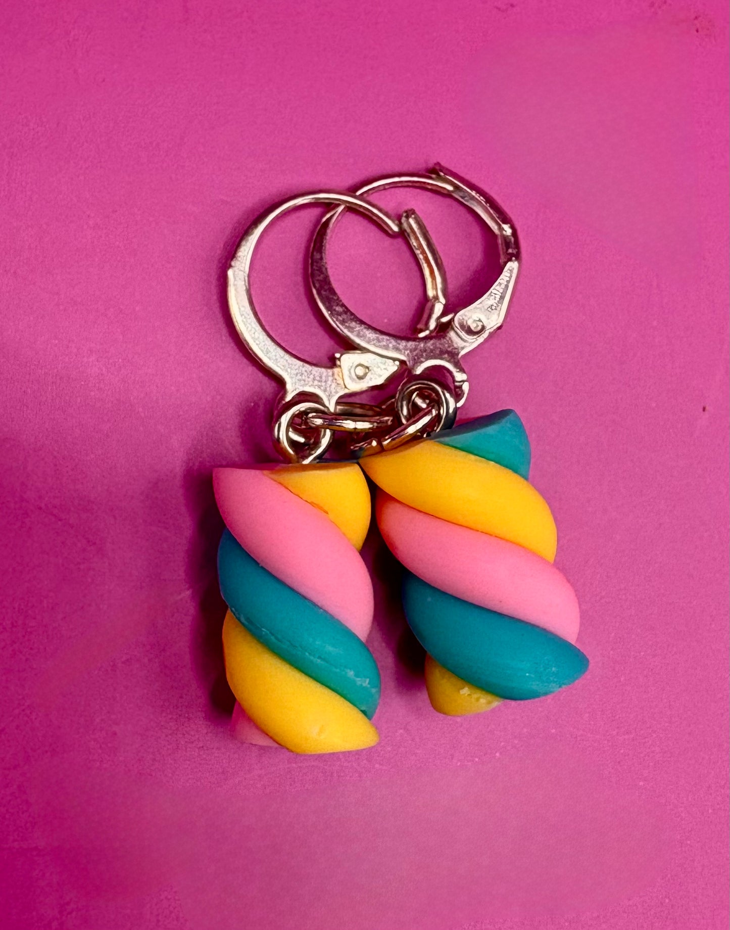 Fun Novelty Dangly Drop Earrings - Choose from Ice Cream, Flumps, and Marshmallow Resin Designs for a Playful Costume Jewelry Look