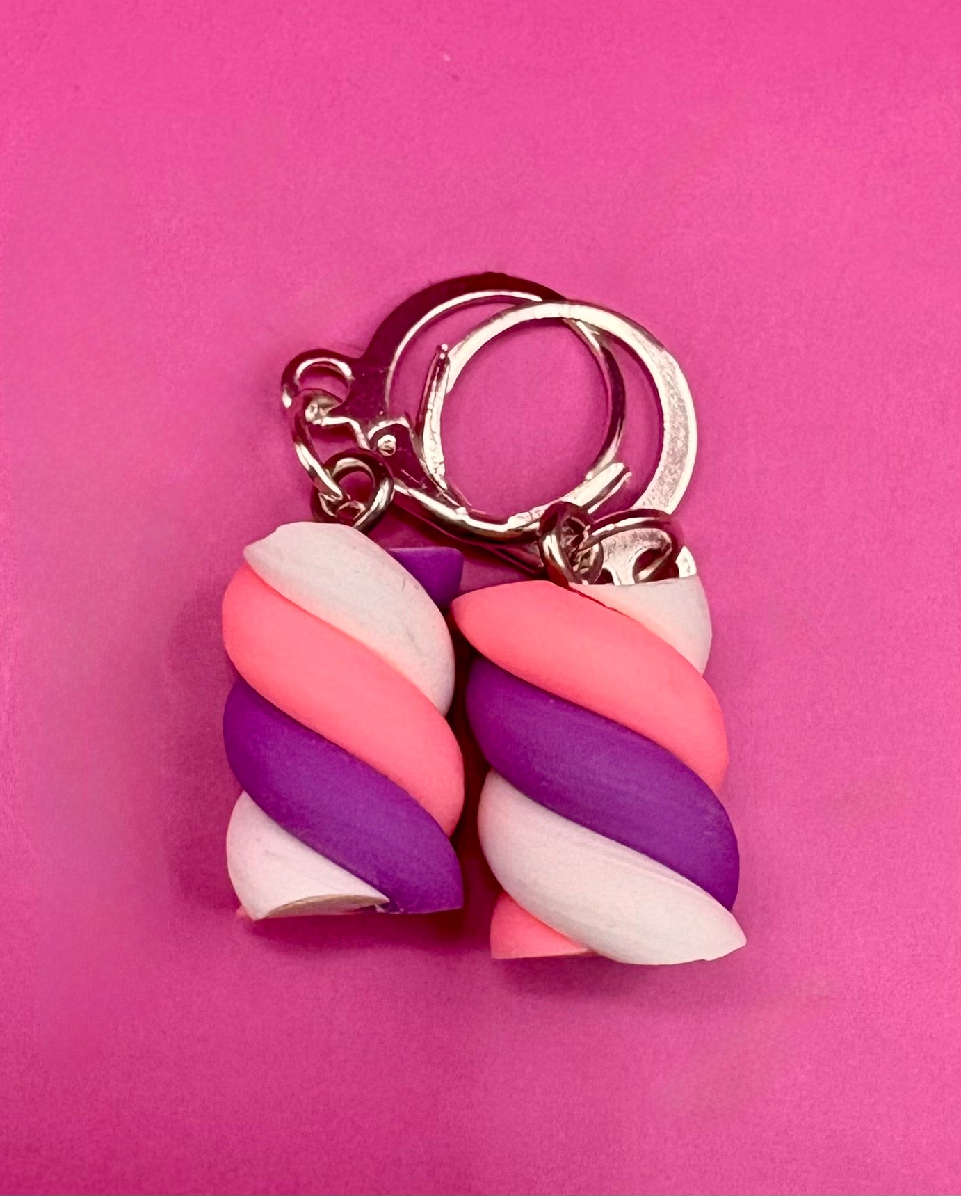 Fun Novelty Dangly Drop Earrings - Choose from Ice Cream, Flumps, and Marshmallow Resin Designs for a Playful Costume Jewelry Look