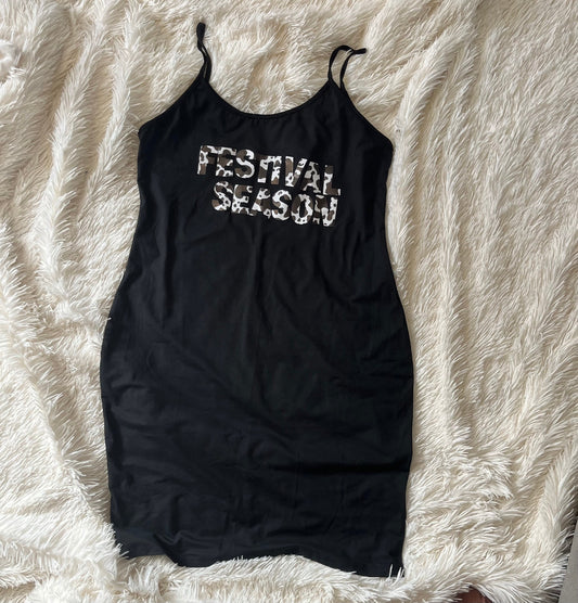 festival season cow print camouflage lettering plus size casual dresses available in black, wine red and white