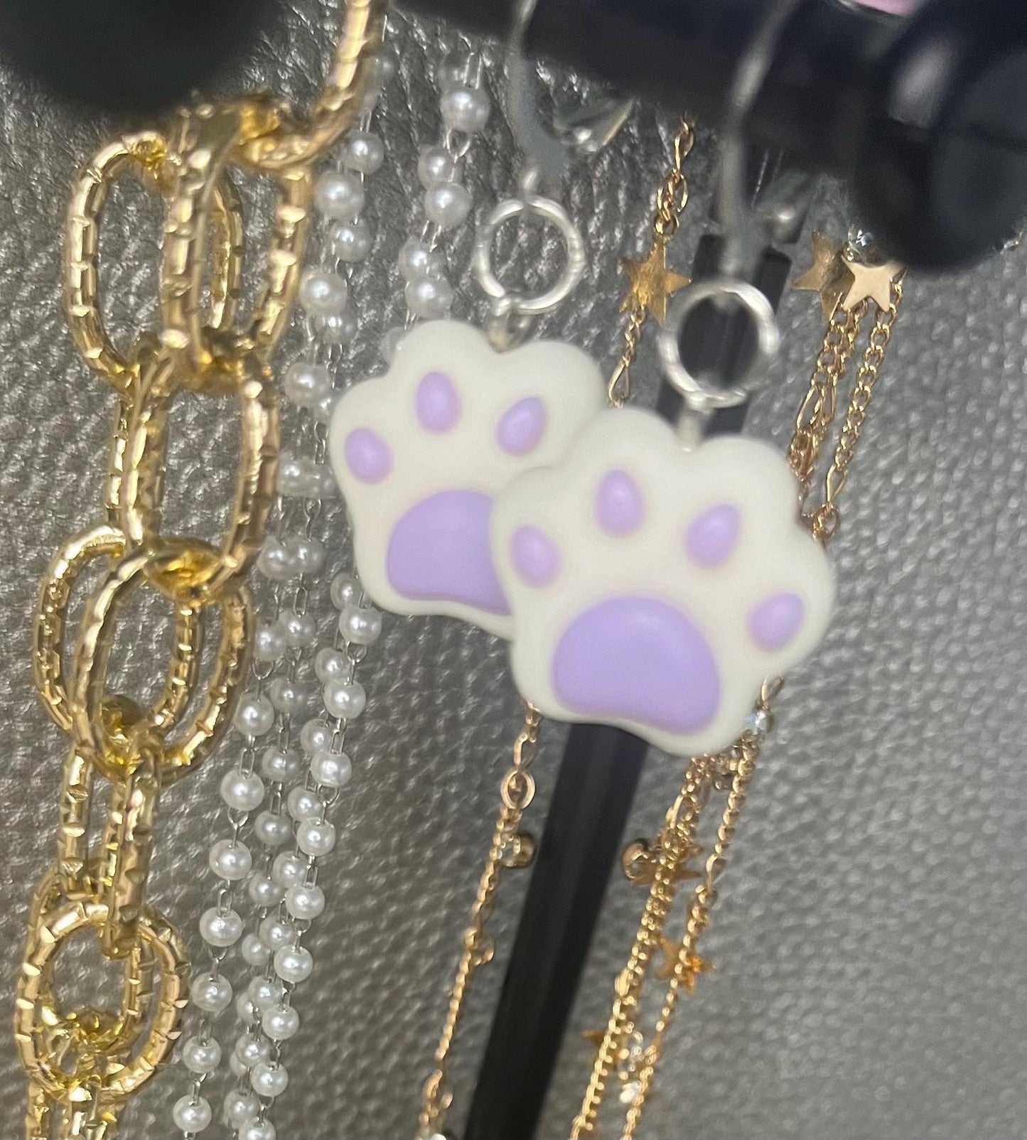 Teddy bears bear paw earrings, dangly drop earrings. Got cat puppy kitten rabbit Teens kids adults cartoon novelty costume jewellery