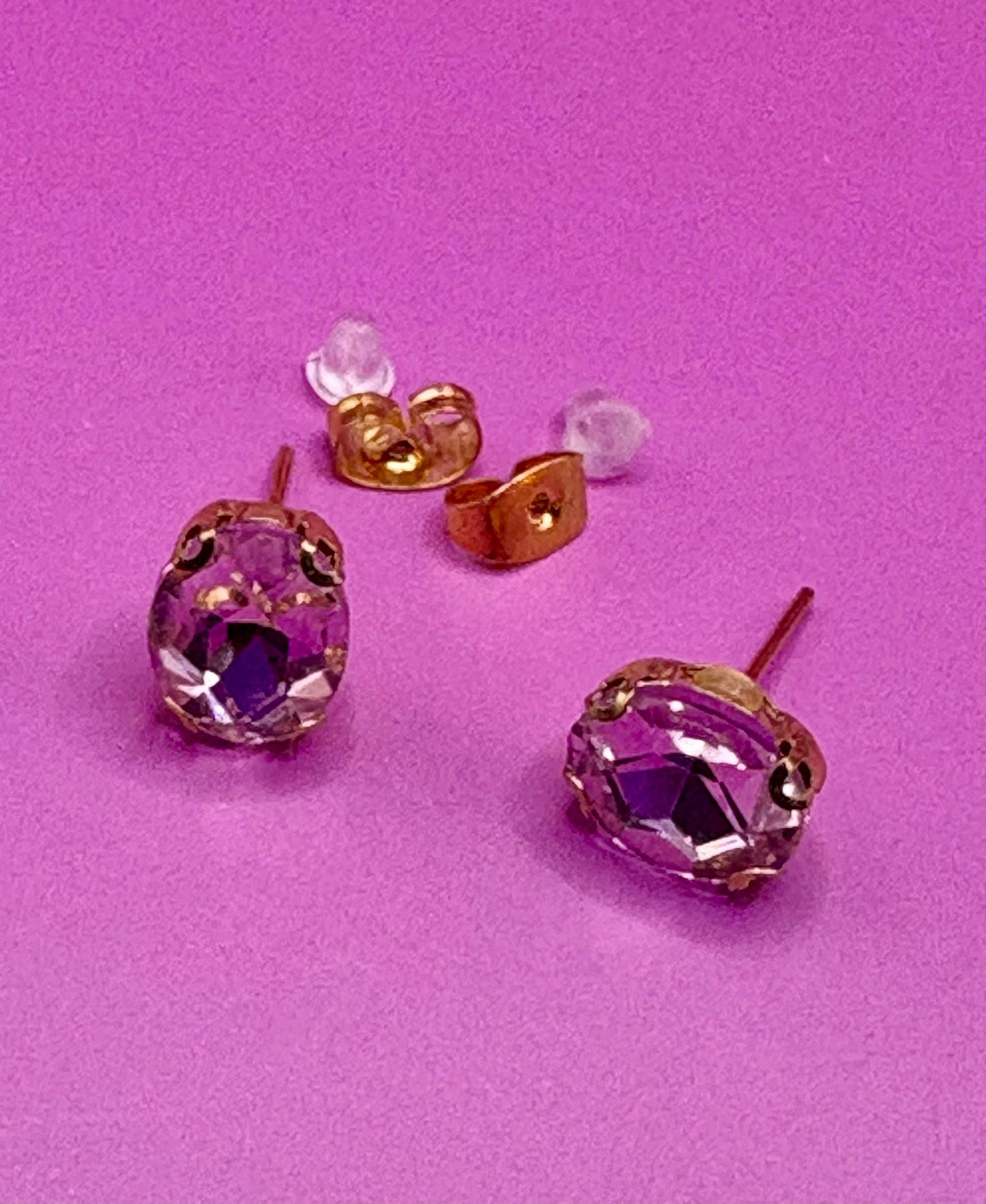 Elegant light pink crystal earrings designed with a beautiful sparkle, perfect for adding a touch of glamour to any outfit for weddings, parties, or everyday wear.