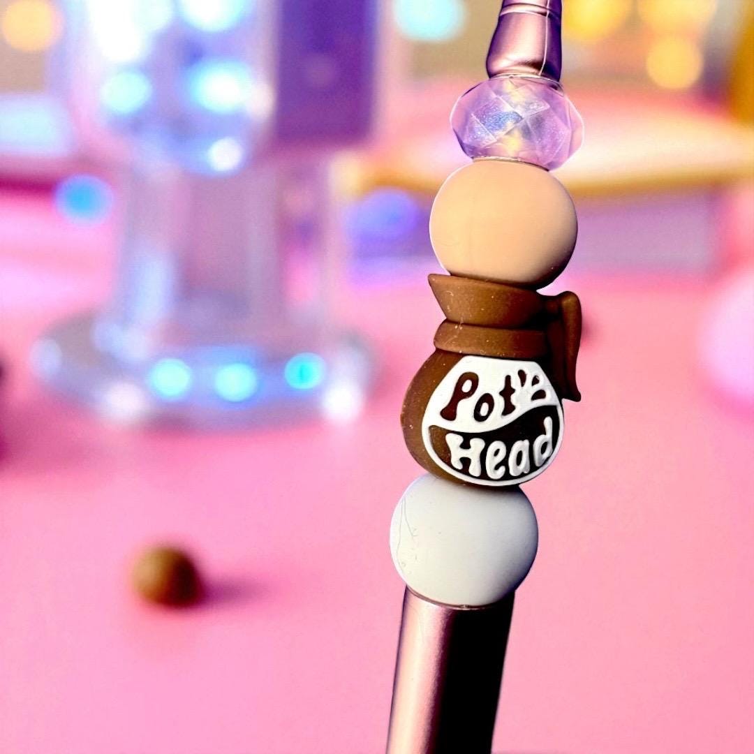 Cute Coffee and Dessert-Themed Black Ballpoint Pen | Whimsical Writing Accessory | Perfect present