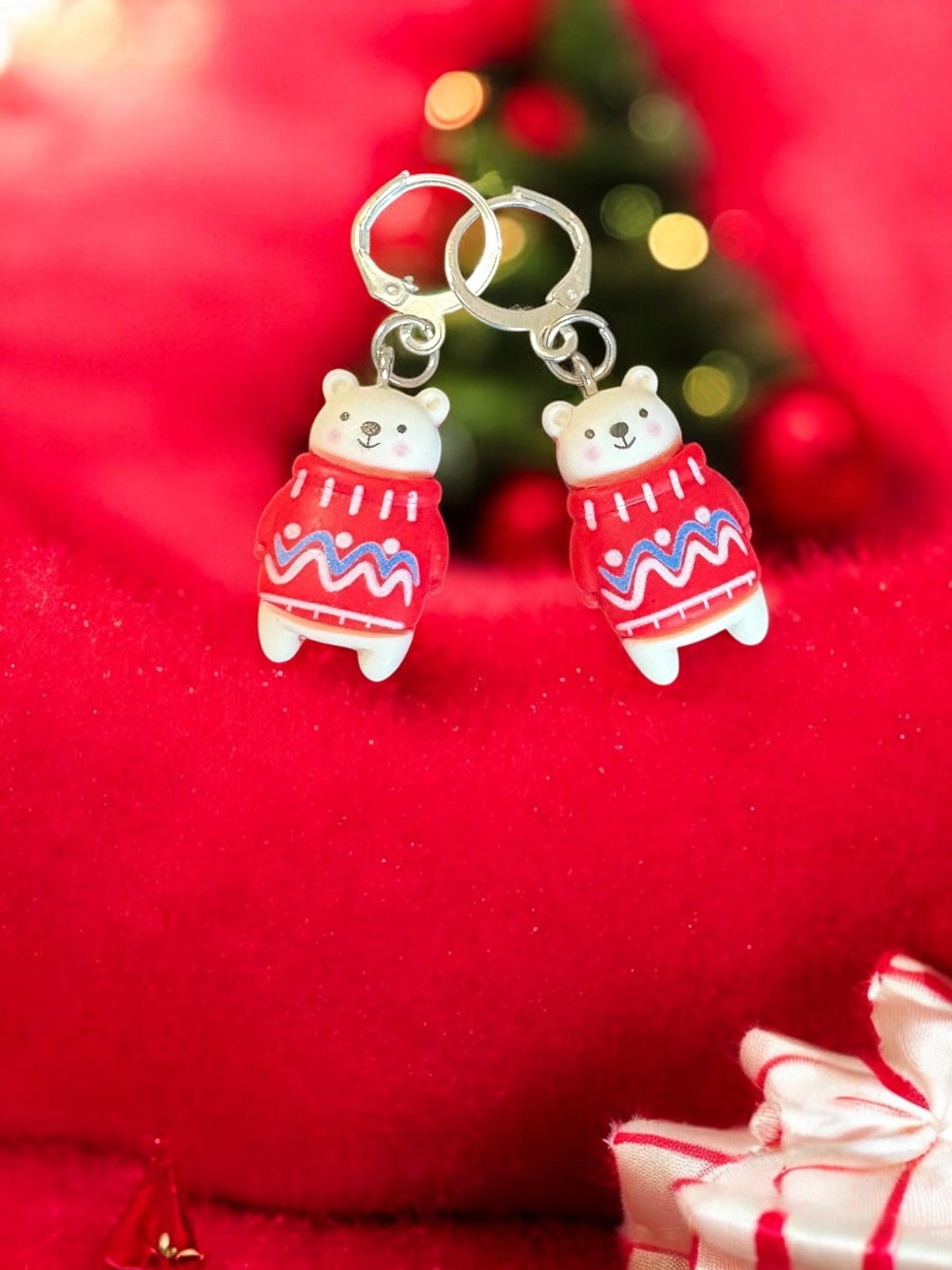 Adorable Christmas Earrings Santa, Penguin, Gnome, Stocking Sweater Designs Handmade Holiday Earrings Cute Festive Jewelry Gifts