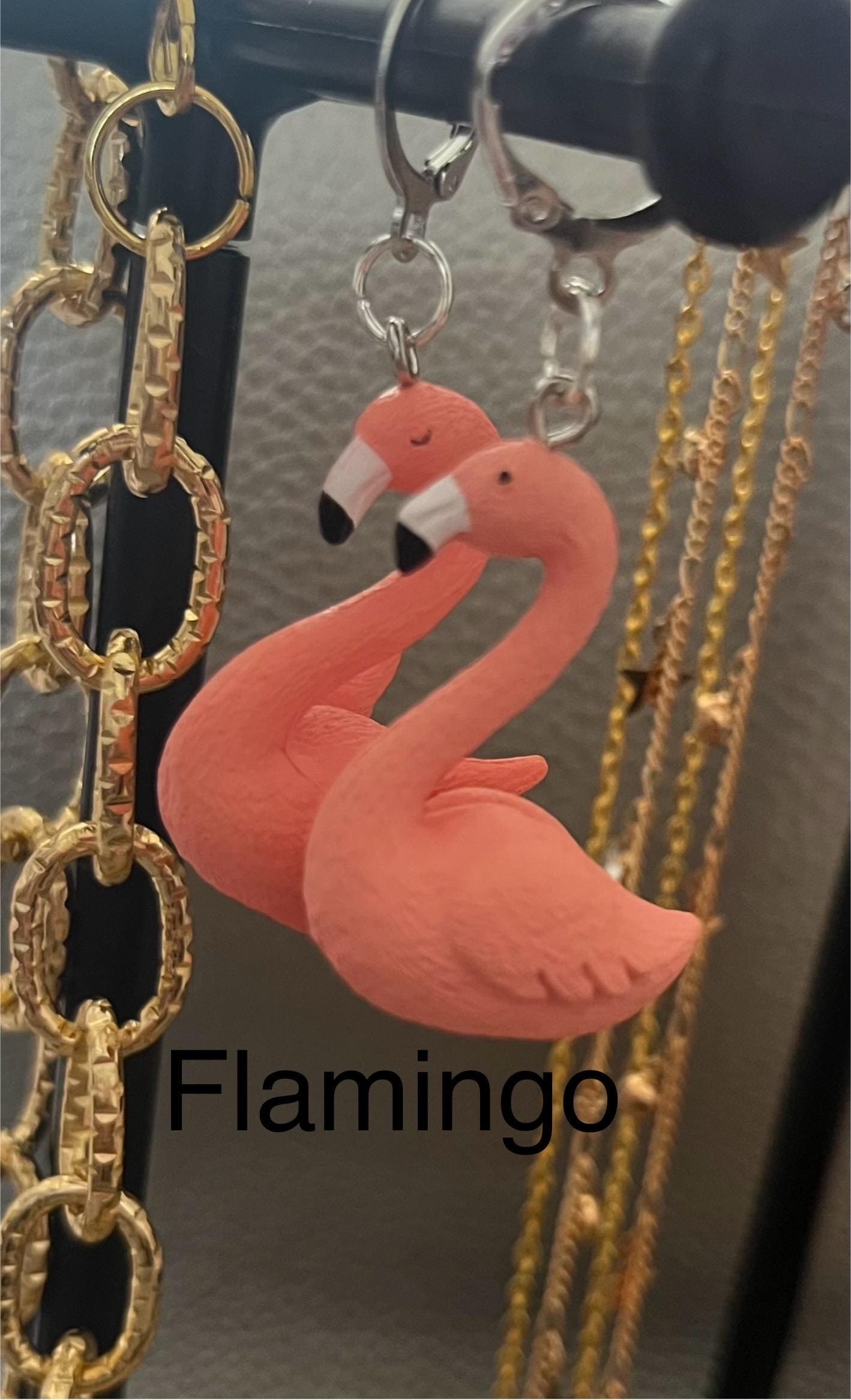 Novelty earrings, dangly drop earrings. Choose from Cheese koala flamingo frog. Resin cartoon style. costume jewellery earrings