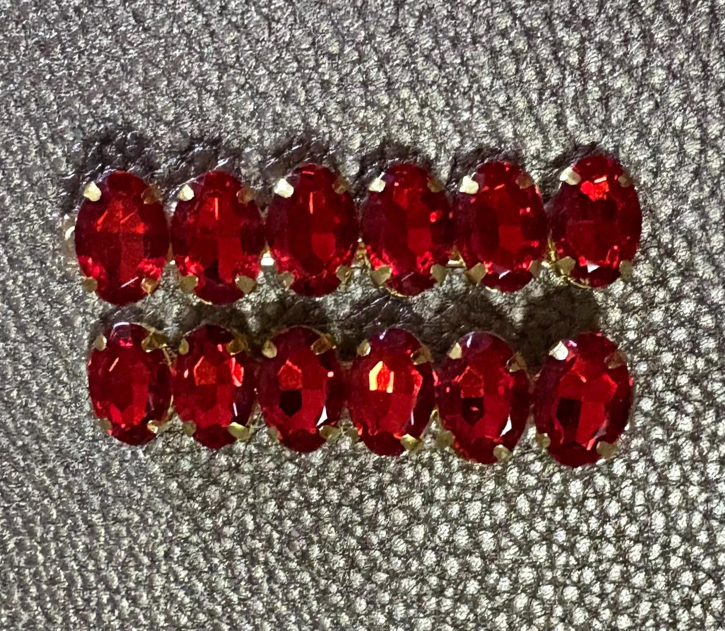 Pair of 6cm gemstone hair slide fashion hair clip large rhinestones available in blue red green gold turquoise handmade valentines