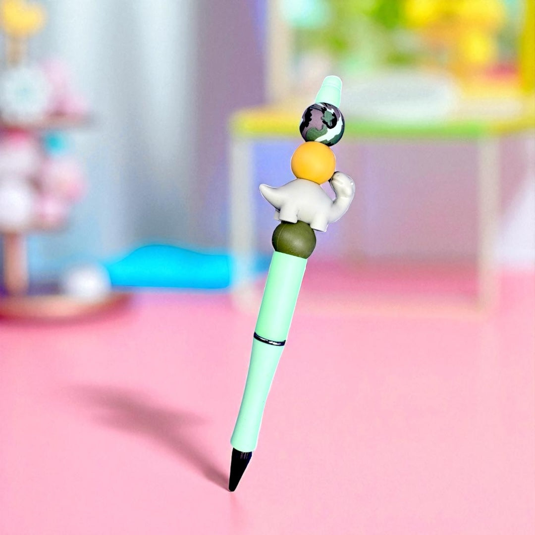 Fun Dinosaur-Themed Black Ballpoint Pens Unique Writing Accessories | Perfect for Kids and Adults