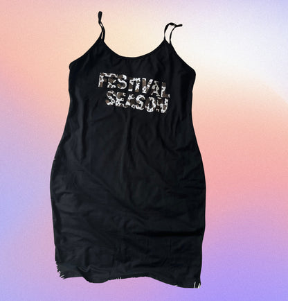 festival season cow print camouflage lettering plus size casual dresses available in black, wine red and white