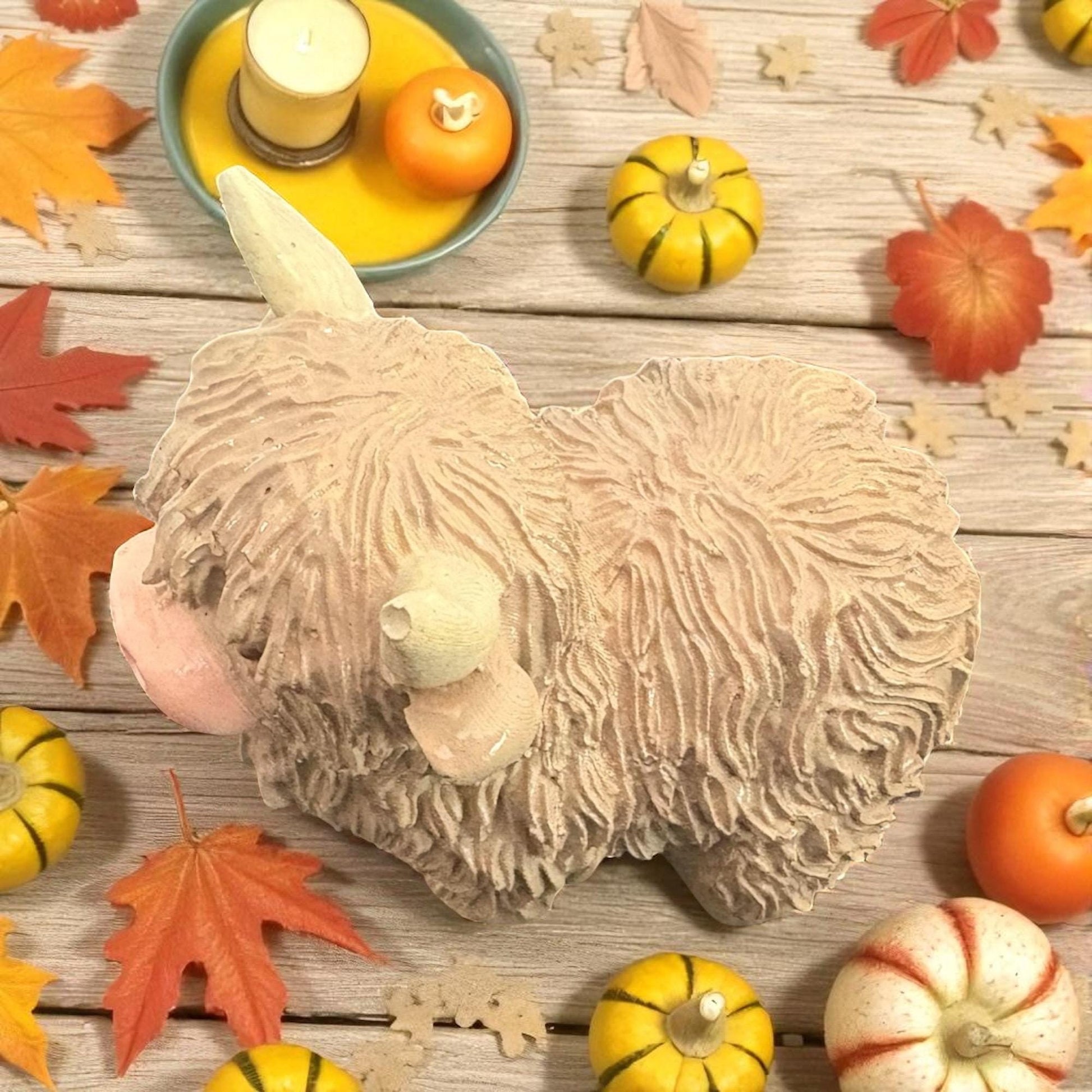 Adorable Small Autumn Animal Ornaments – Handcrafted Fall Decor for Your Home
