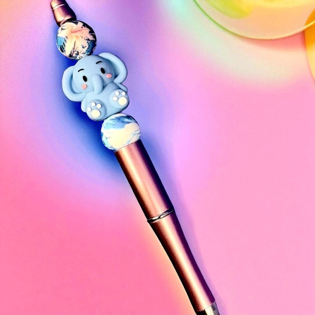 Adorable Animal-Themed Black Ballpoint Pens Writing Accessories Perfect for Kids Stationery Lovers