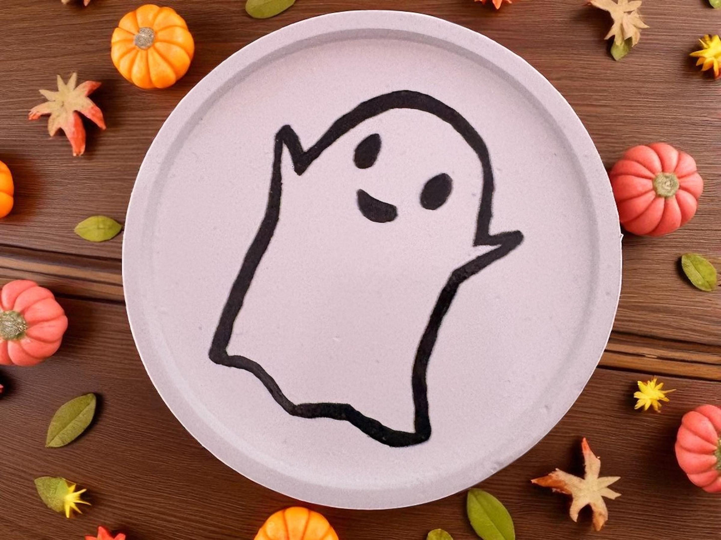 Handmade Halloween home wear. Ghost Coaster, Bat Trinket Dish Spooky Cute Home Décor Jewelry Tray Gift Idea