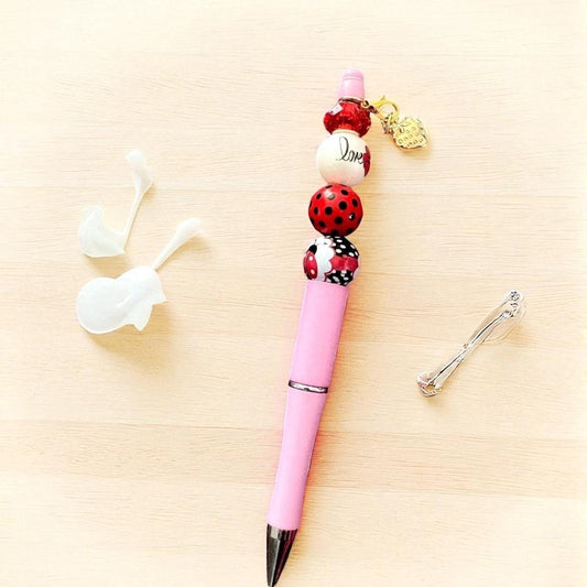 novelty unisex pens handmade turtle, Highland cow and ladybug ladybird pens with cute charm