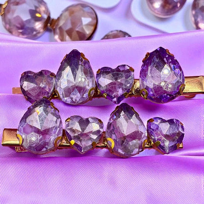 Gorgeous 6cm Long Rhinestone Hair Clips – Dazzling Hair Accessories for Every Occasion!