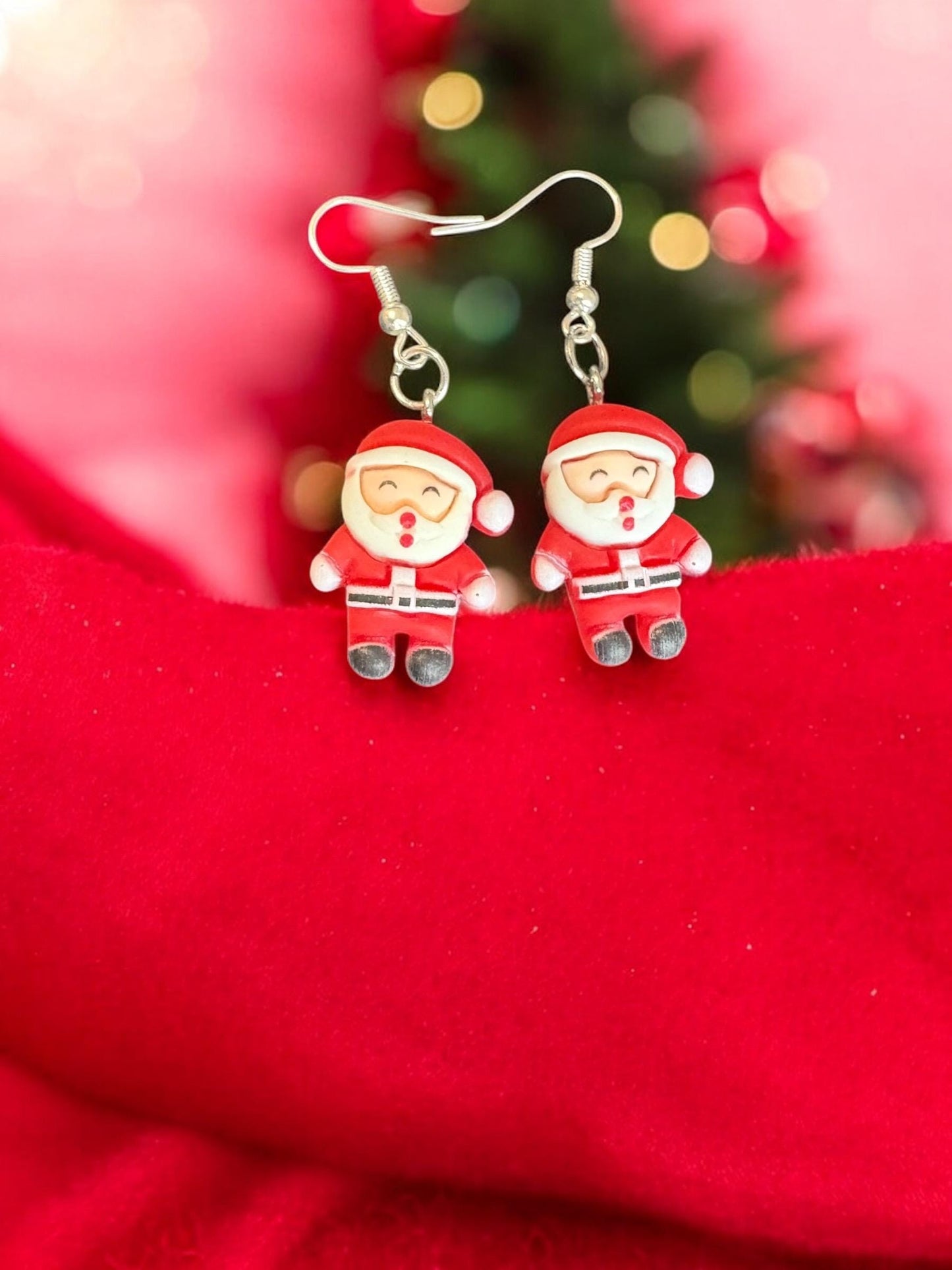 Adorable Christmas Earrings Santa, Penguin, Gnome, Stocking Sweater Designs Handmade Holiday Earrings Cute Festive Jewelry Gifts