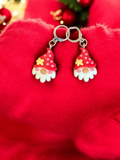 Adorable Christmas Earrings Santa, Penguin, Gnome, Stocking Sweater Designs Handmade Holiday Earrings Cute Festive Jewelry Gifts