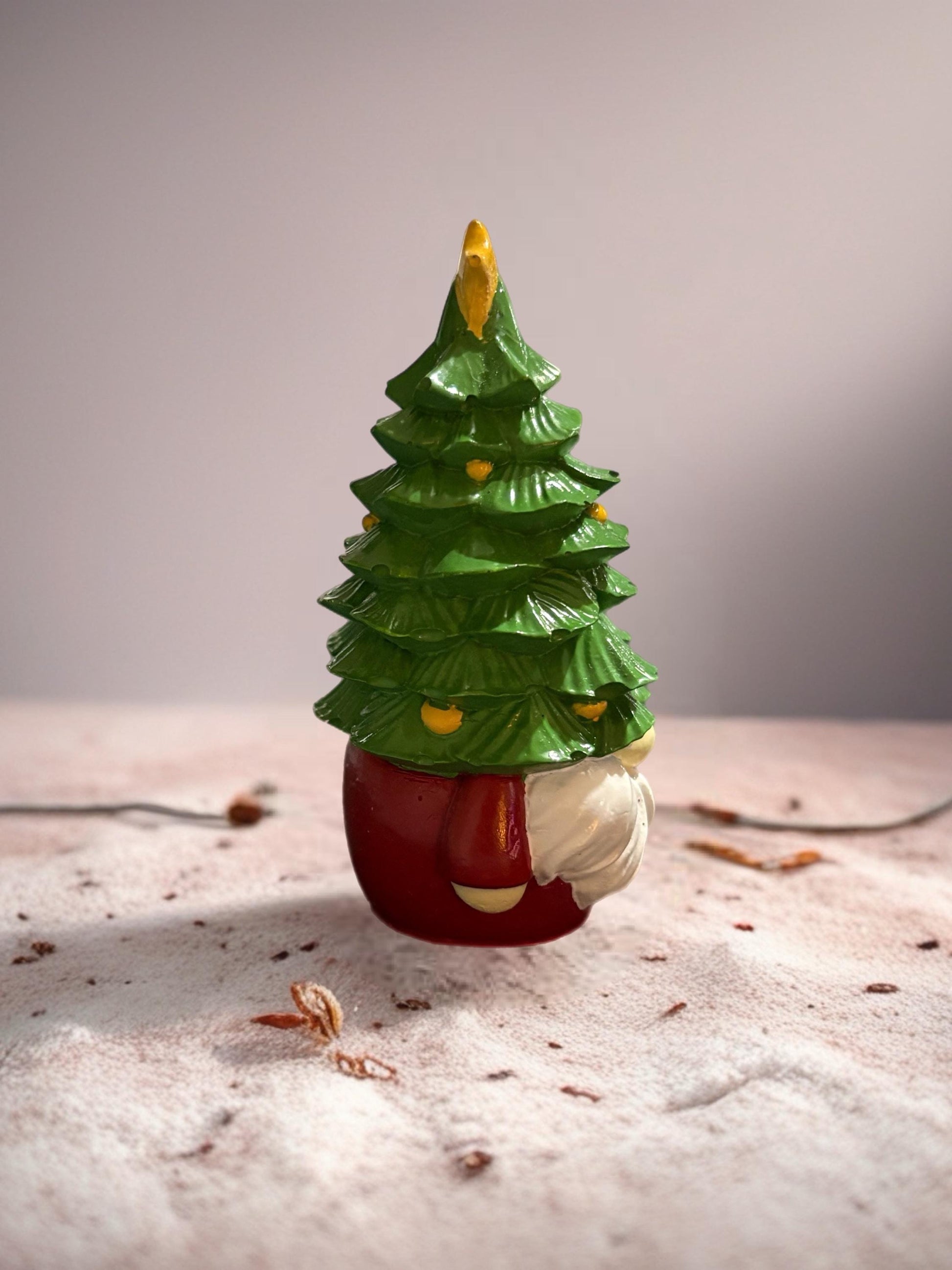 Ceramic Christmas Figures Hand-Painted Holiday Figurines Snowman, Reindeer, Gnome, Nutcracker, Christmas Tree Festive Home Decor