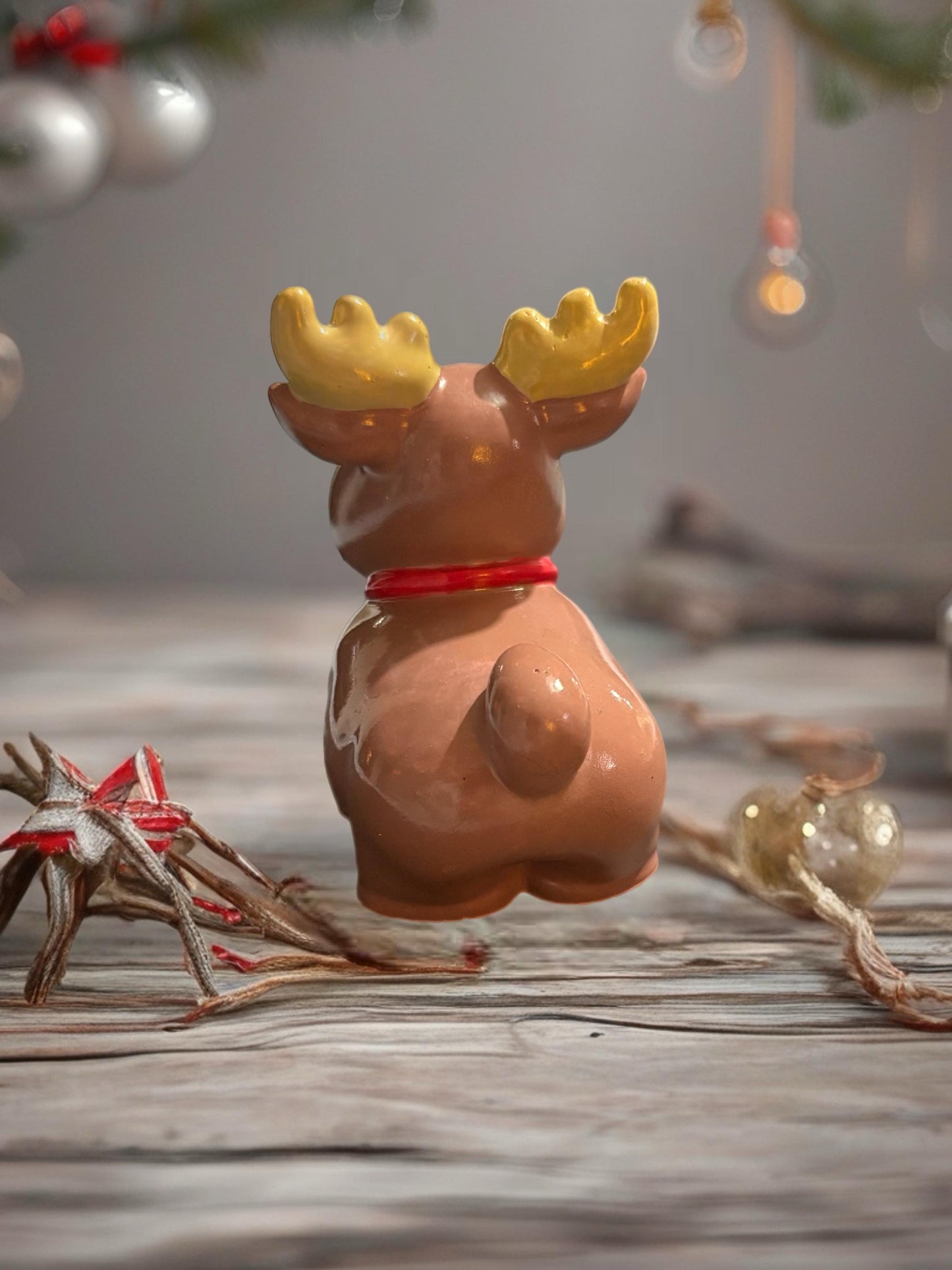 Ceramic Christmas Figures Hand-Painted Holiday Figurines Snowman, Reindeer, Gnome, Nutcracker, Christmas Tree Festive Home Decor