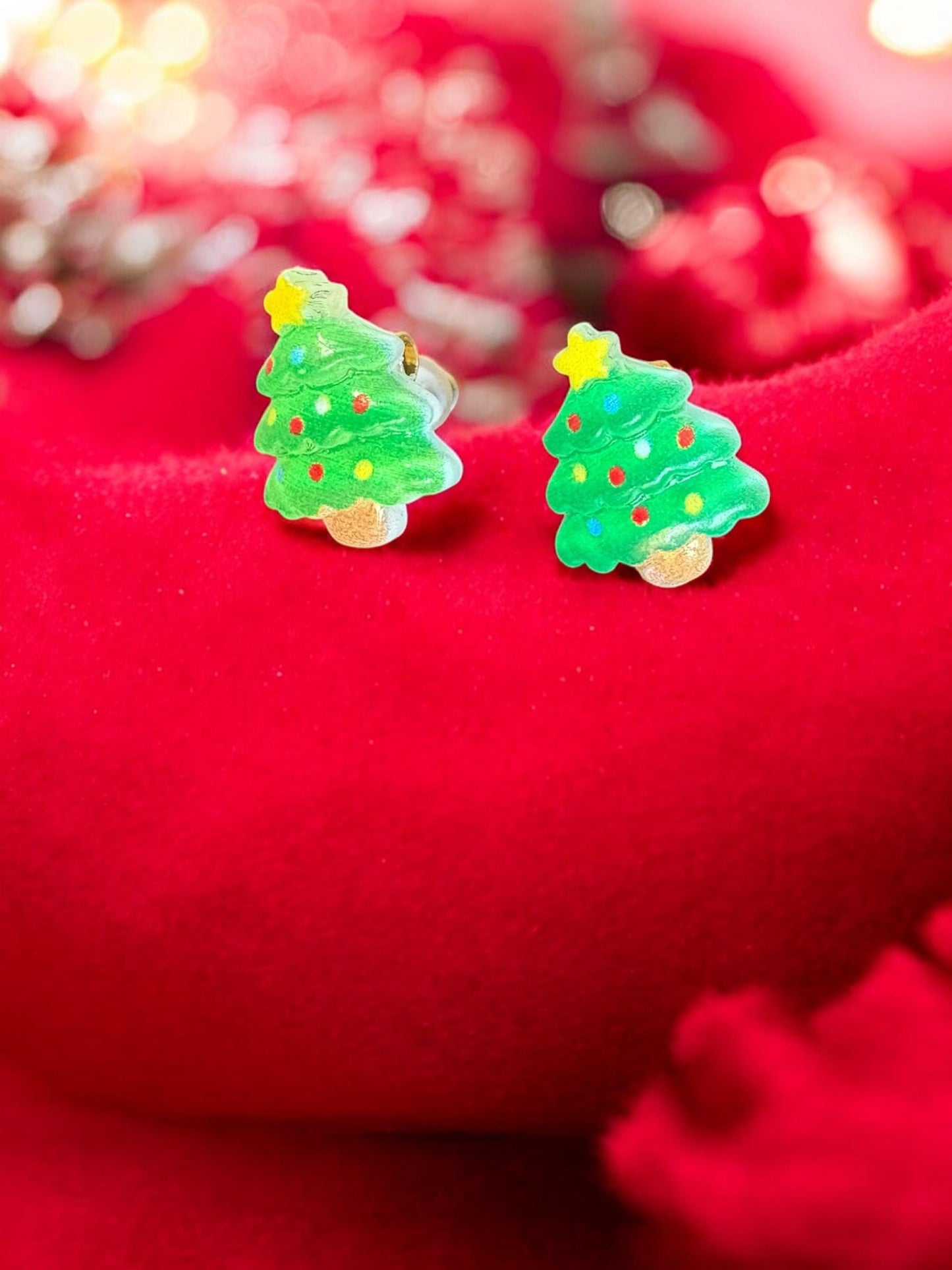 Cute Christmas Earring Set Snowman Christmas Tree Studs Festive Holiday Jewelry Winter Earrings Gift for Her or Kids