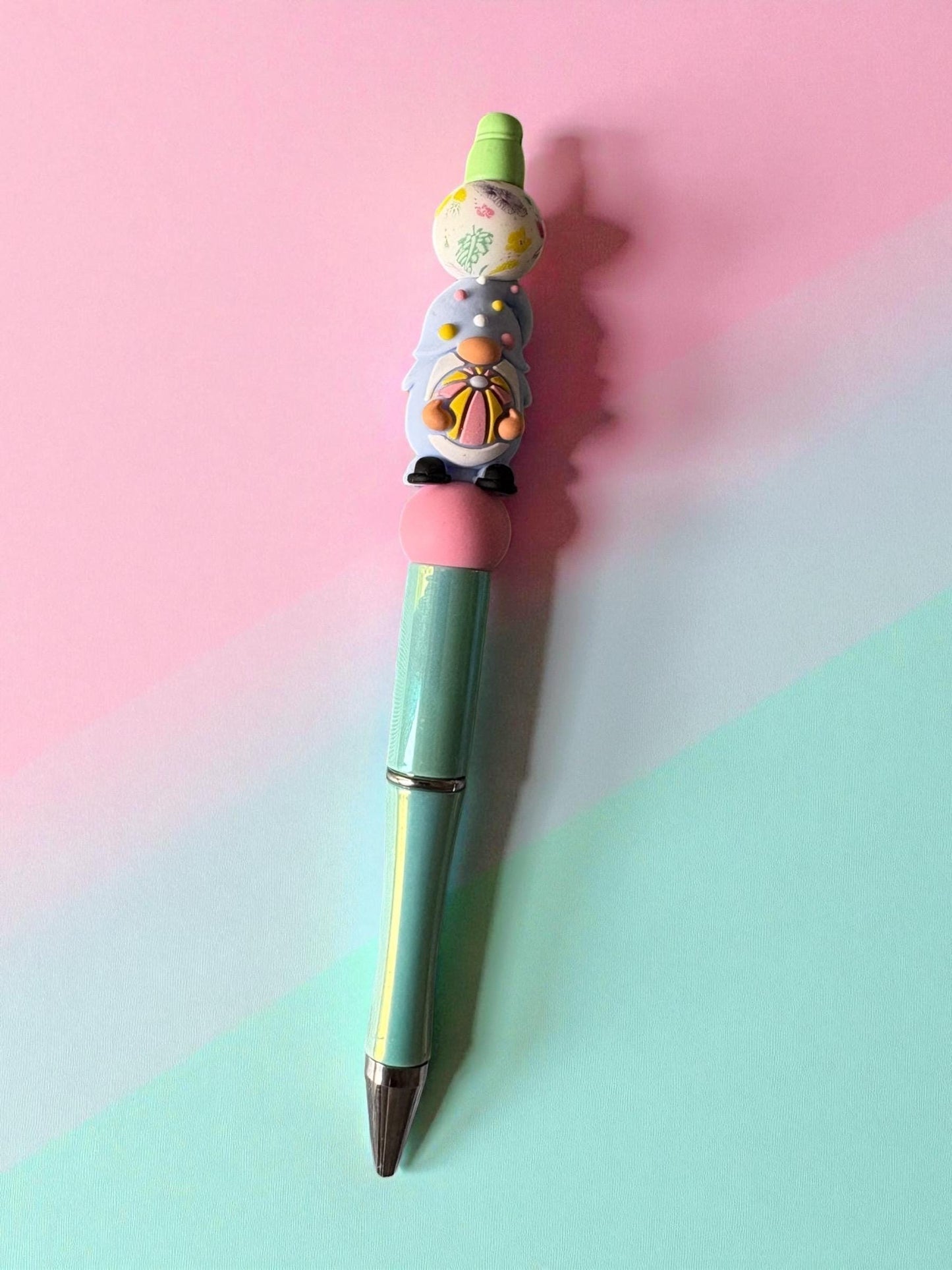 Cute Character Pen Kawaii Pastel Ballpoint Pen Adorable Writing Pen with Charm Fun Stationery Gift for Her Sold Separately