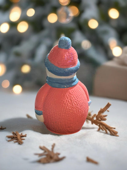 Ceramic Christmas Figures Hand-Painted Holiday Figurines Snowman, Reindeer, Gnome, Nutcracker, Christmas Tree Festive Home Decor