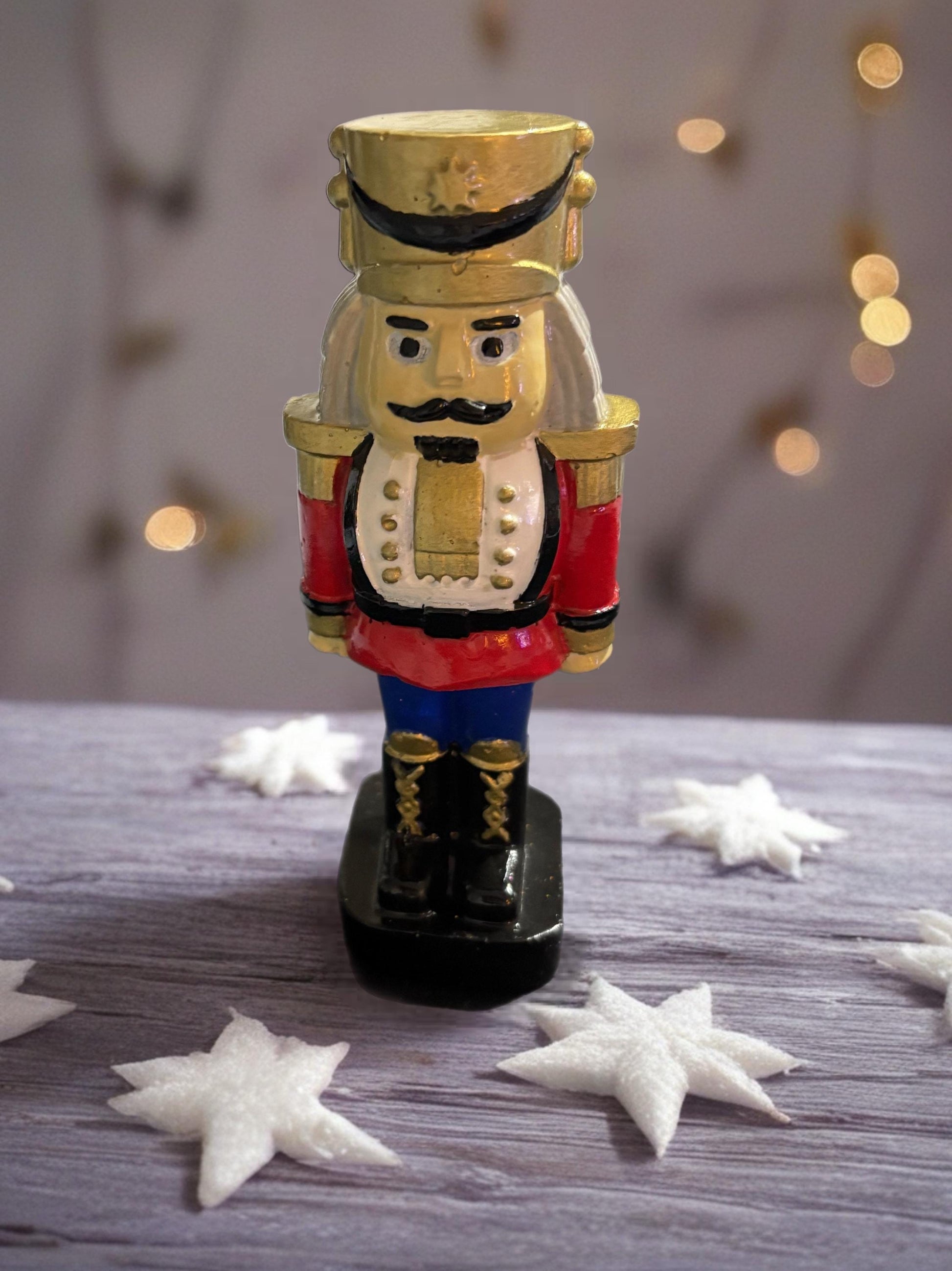 Ceramic Christmas Figures Hand-Painted Holiday Figurines Snowman, Reindeer, Gnome, Nutcracker, Christmas Tree Festive Home Decor