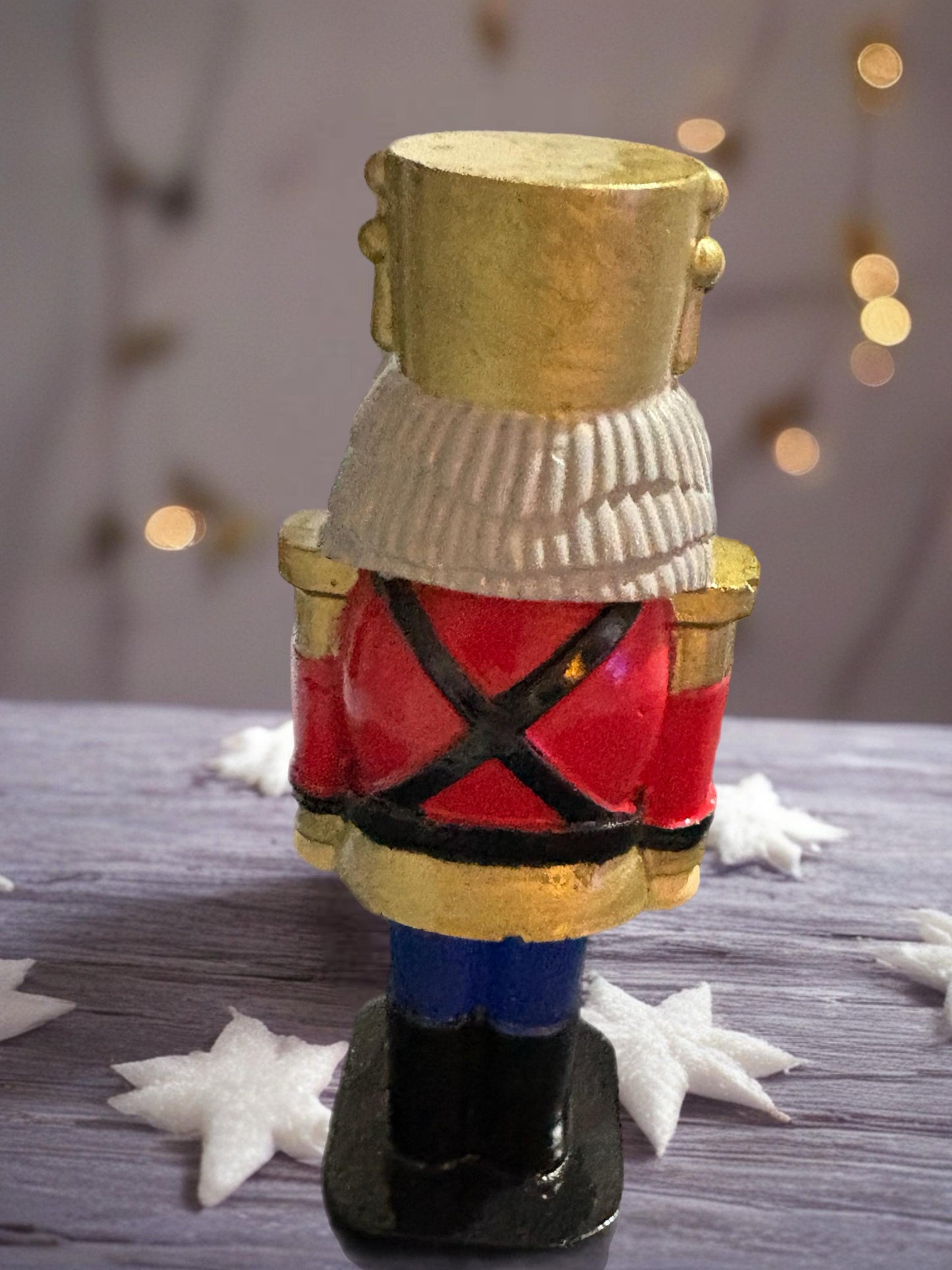 Ceramic Christmas Figures Hand-Painted Holiday Figurines Snowman, Reindeer, Gnome, Nutcracker, Christmas Tree Festive Home Decor