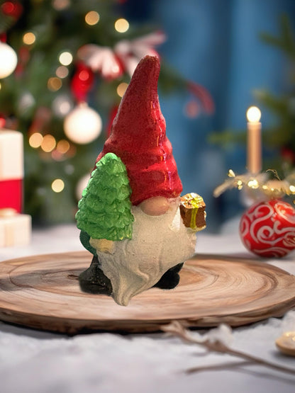 Ceramic Christmas Figures Hand-Painted Holiday Figurines Snowman, Reindeer, Gnome, Nutcracker, Christmas Tree Festive Home Decor